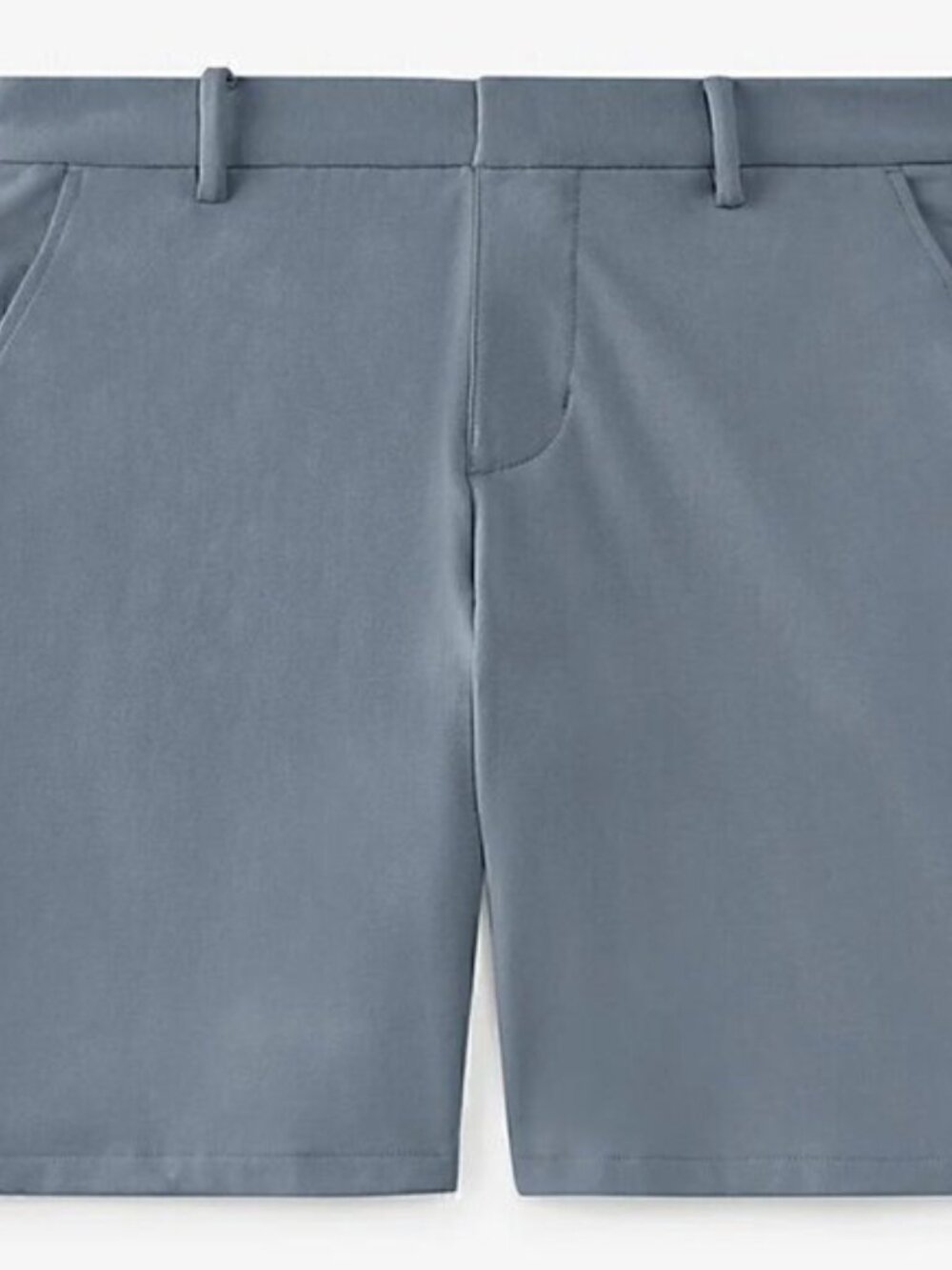 Swet Tailor Mens French Grey 8" Inseam Everyday Chino Shorts - Picture 8 of 9